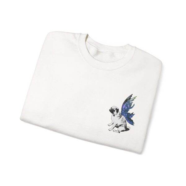 Fairy Pug Crewneck Sweatshirt - Image 4
