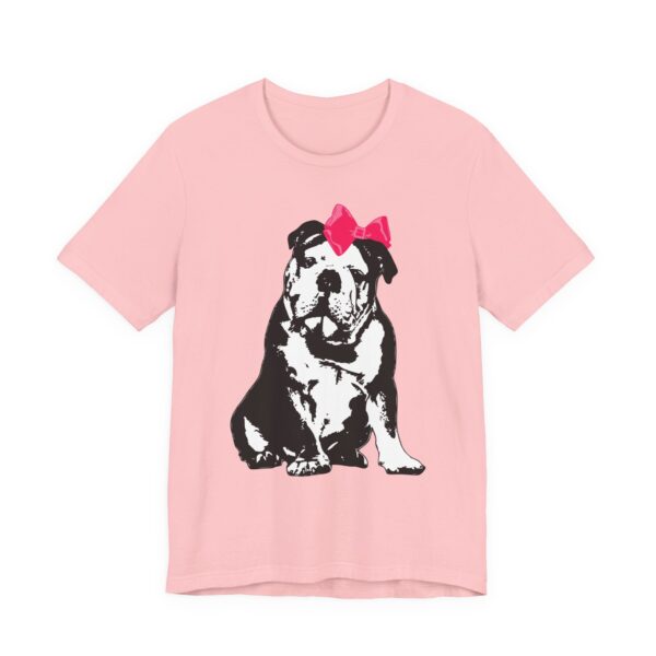 Sitting Pretty English Bulldog Lightweight T-Shirt - Image 8