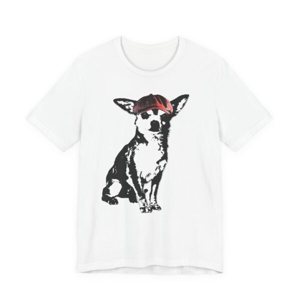 Newsboy Chihuahua Lightweight T-Shirt - Image 3