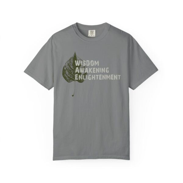 Wisdom, Awakening, Enlightenment -Bodhi Leaf Mediumweight T-Shirt - Image 8