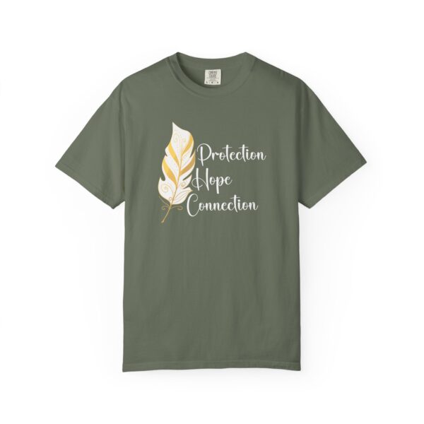 Protection, Hope, Connection - Feather Mediumweight T-Shirt - Image 17