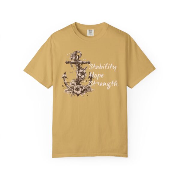 Stability, Hope, Strength - Anchor Mediumweight T-Shirt - Image 12