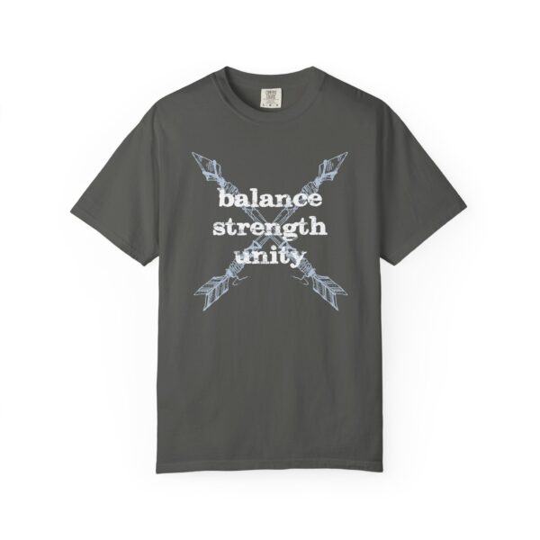 Balance, Strength, Unity - Crossed Arrows Mediumweight T-Shirt - Image 12