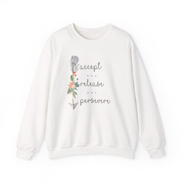 Accept, Release, Persevere - Down Arrow Crewneck Sweatshirt - Image 3