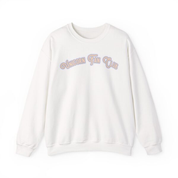 Unicorn Fan Club Crewneck Sweatshirt, - Image 3