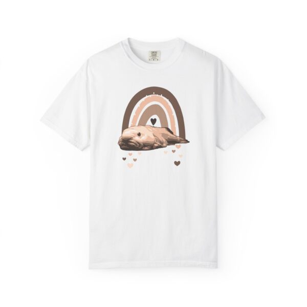 Boho Blobfish Rainbow Mediumweight T-Shirt - Image 3
