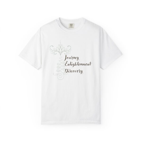 Journey, Enlightenment, Discovery - Unalome Lotus Midweight Shirt - Image 3