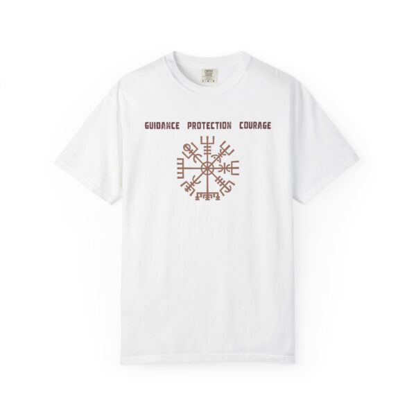 Guidance, Protection, Courage - Vegvisir Mediumweight T-Shirt - Image 3