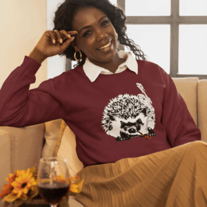 Grandpa Hedgehog Crewneck Sweatshirt