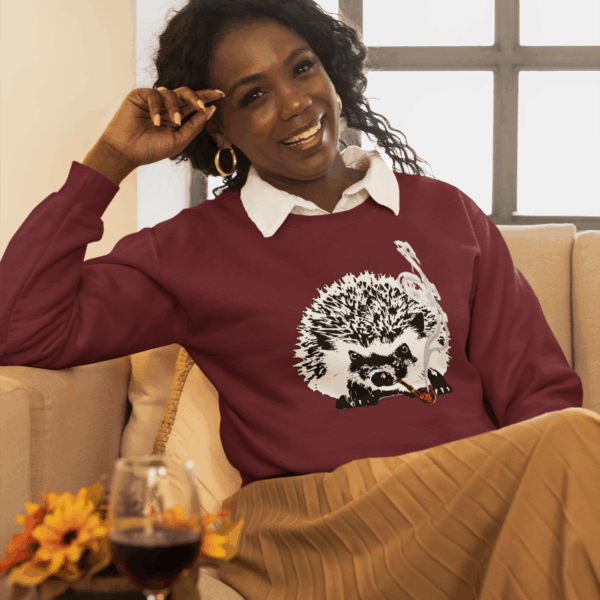 Grandpa Hedgehog Crewneck Sweatshirt