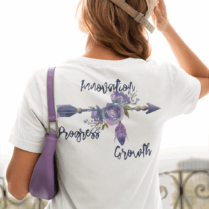 Innovation, Progress, Growth - Right Arrow Lightweight T-Shirt