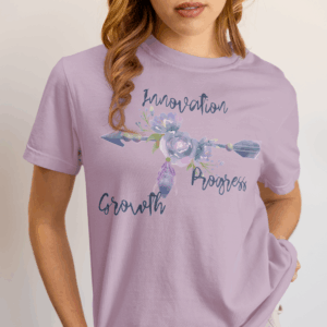 Innovation, Progress, Growth - Right Arrow Mediumweight T-Shirt