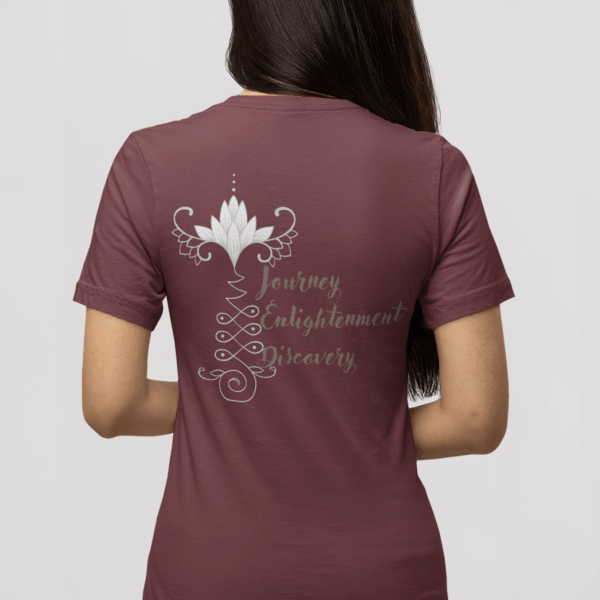 Journey, Enlightenment, Discovery - Unalome Lotus Lightweight Tee