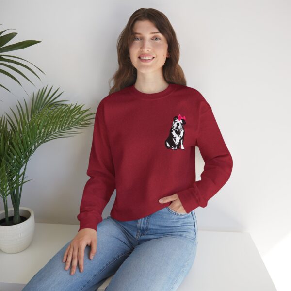 Sitting Pretty English Bulldog Crewneck Sweatshirt - Image 22
