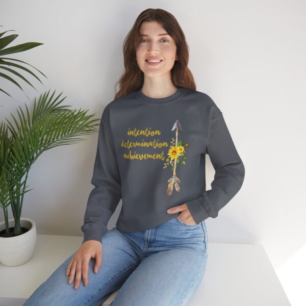 Intention, Determination, Achievement - Up Arrow Sweatshirt - Image 22