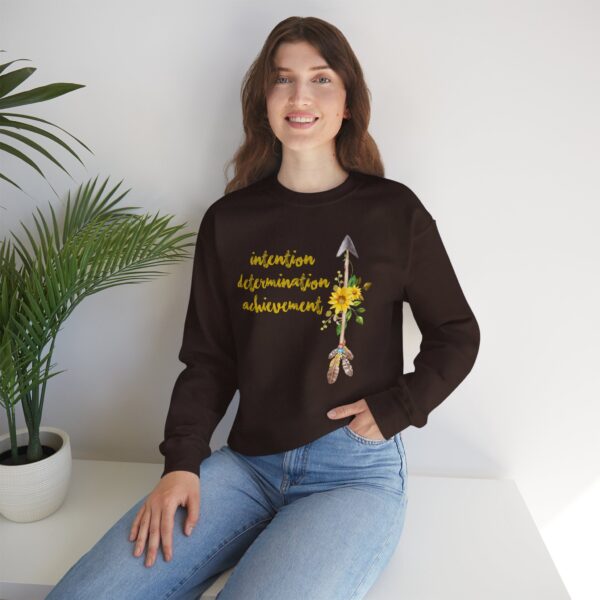 Intention, Determination, Achievement - Up Arrow Sweatshirt - Image 18