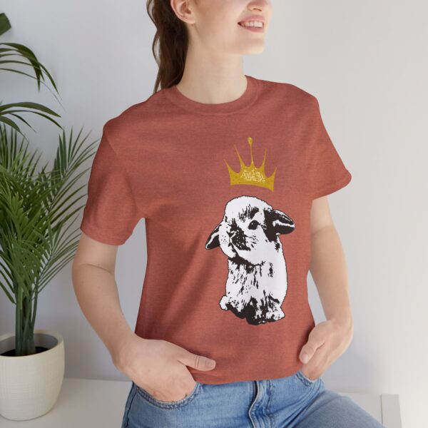 Grumpy Bunny with Crown Lightweight T-Shirt - Image 14