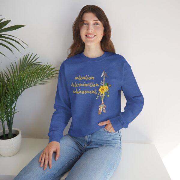 Intention, Determination, Achievement - Up Arrow Sweatshirt - Image 9