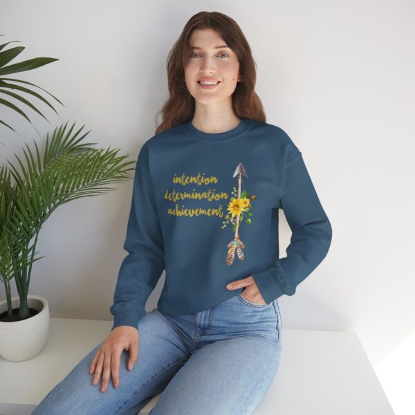 Intention, Determination, Achievement - Up Arrow Sweatshirt - Image 14