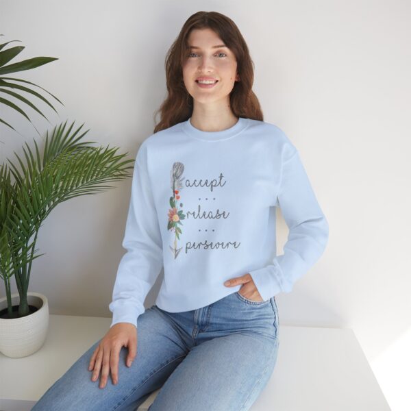 Accept, Release, Persevere - Down Arrow Crewneck Sweatshirt - Image 17