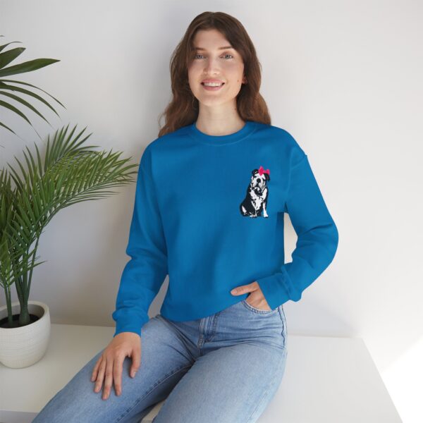 Sitting Pretty English Bulldog Crewneck Sweatshirt - Image 18
