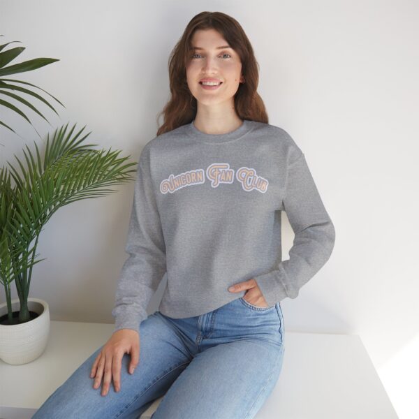 Unicorn Fan Club Crewneck Sweatshirt, - Image 14