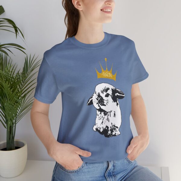 Grumpy Bunny with Crown Lightweight T-Shirt - Image 23