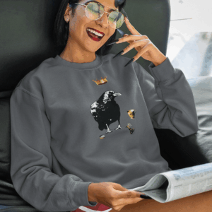 Mr. Raven Crewneck Sweatshirt