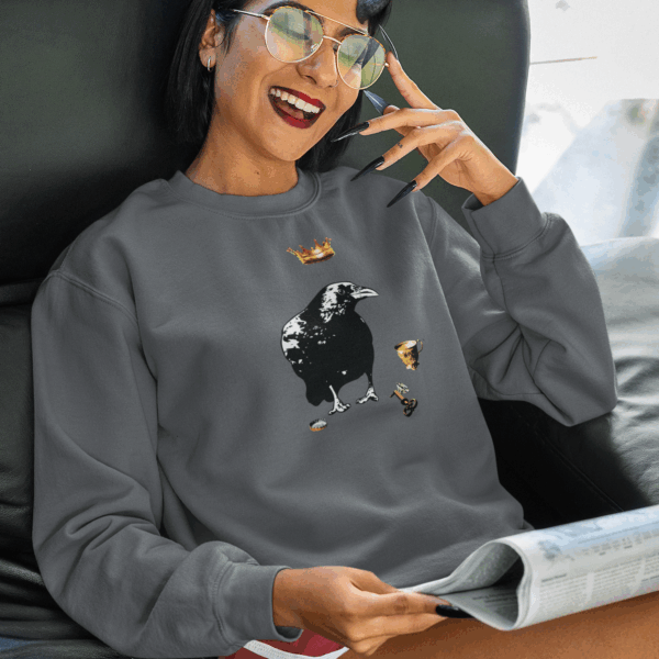 Mr. Raven Crewneck Sweatshirt
