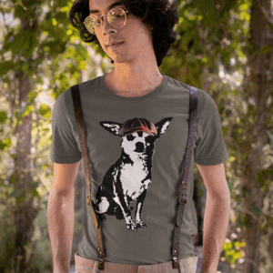 Newsboy Chihuahua Lightweight T-Shirt