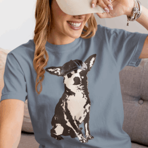 Newsboy Chihuahua Mediumweight T-Shirt