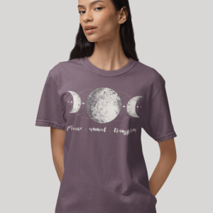Perceive, Connect, Transform - Moon Phases Mediumweight T-Shirt