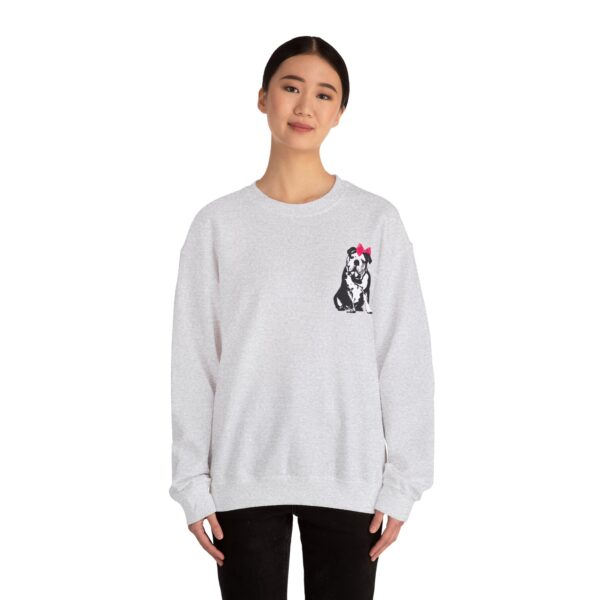 Sitting Pretty English Bulldog Crewneck Sweatshirt - Image 6