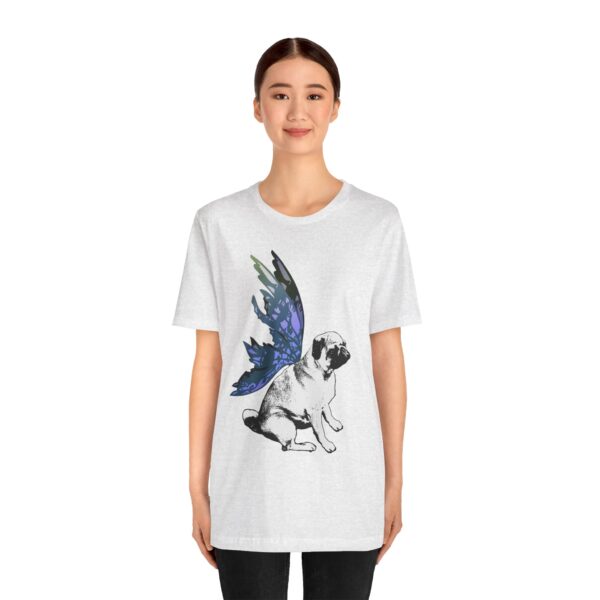 Fairy Pug Lightweight T-Shirt - Image 9
