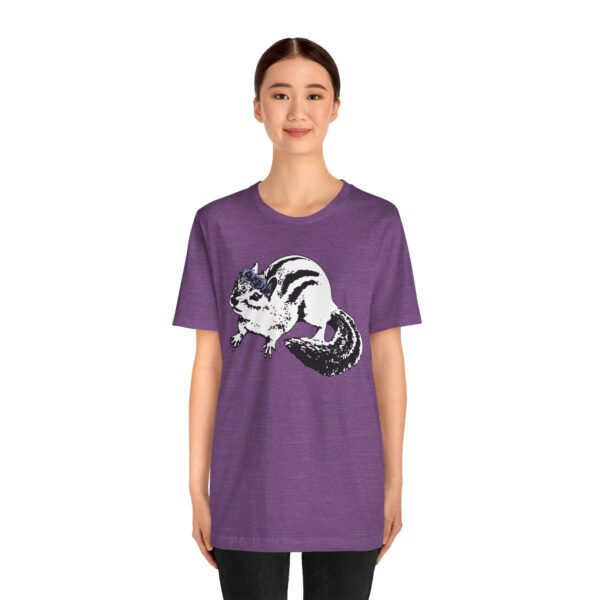 Chipmunk Flower Princess Lightweight T-Shirt - Image 23