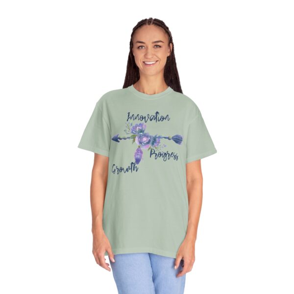Innovation, Progress, Growth - Right Arrow Mediumweight T-Shirt - Image 22