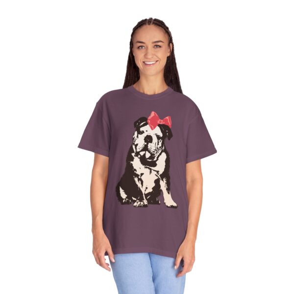 Sitting Pretty English Bulldog Mediumweight T-Shirt - Image 19