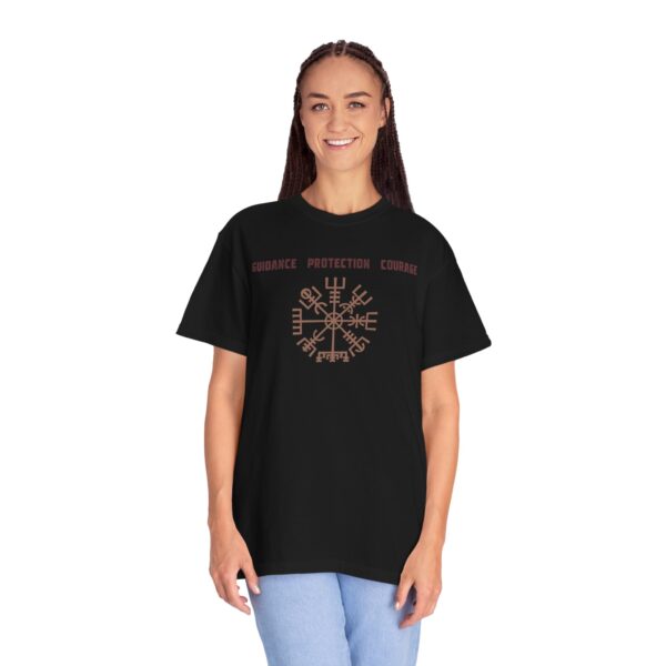 Guidance, Protection, Courage - Vegvisir Mediumweight T-Shirt - Image 23