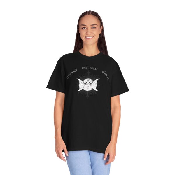 Beginnings, Fulfillment, Wisdom - Triple Moon Midweight T-Shirt - Image 15