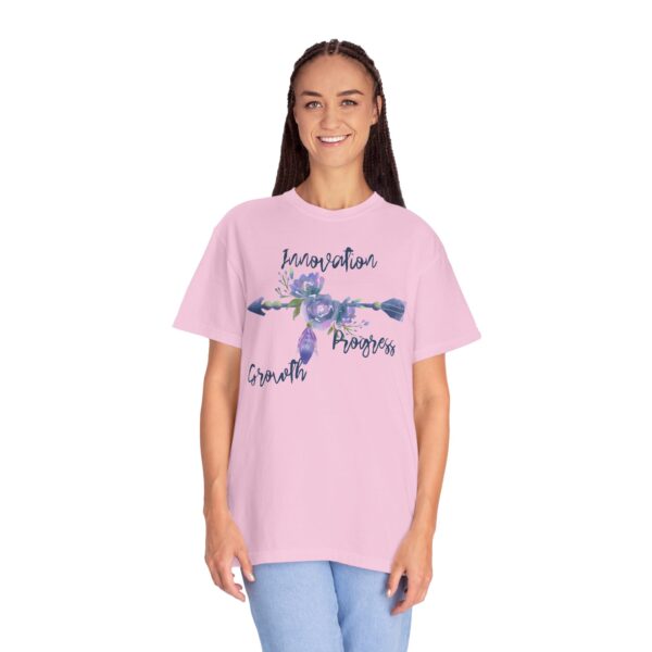 Innovation, Progress, Growth - Right Arrow Mediumweight T-Shirt - Image 9