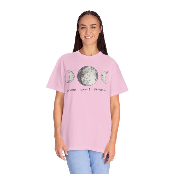 Perceive, Connect, Transform - Moon Phases Mediumweight T-Shirt - Image 18