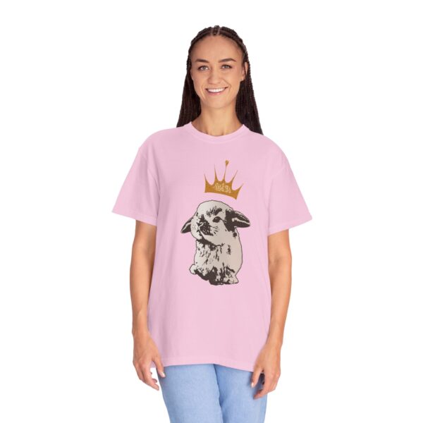 Grumpy Bunny with Crown Mediumweight T-Shirt - Image 15