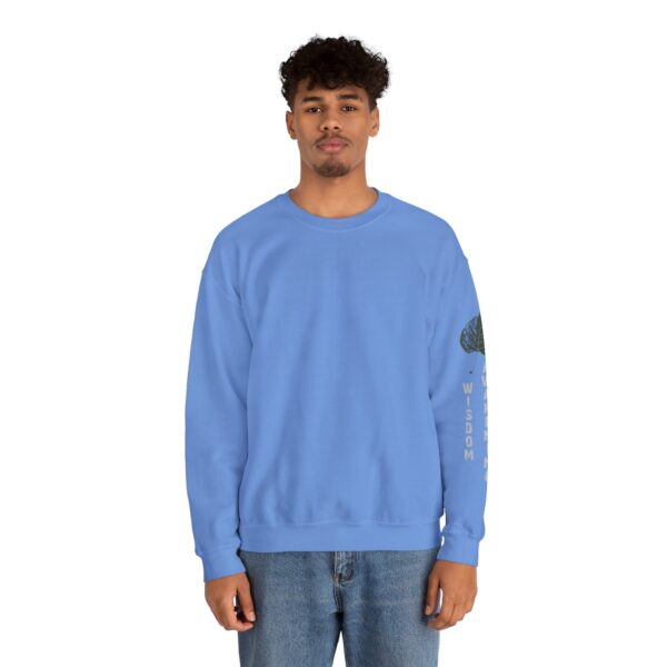 Wisdom, Awakening, Enlightenment - Bodhi Leaf Crewneck Sweatshirt - Image 14