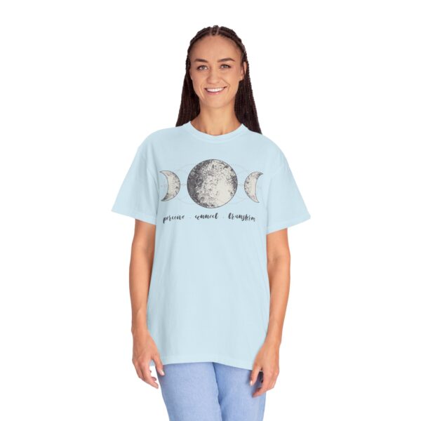 Perceive, Connect, Transform - Moon Phases Mediumweight T-Shirt - Image 22