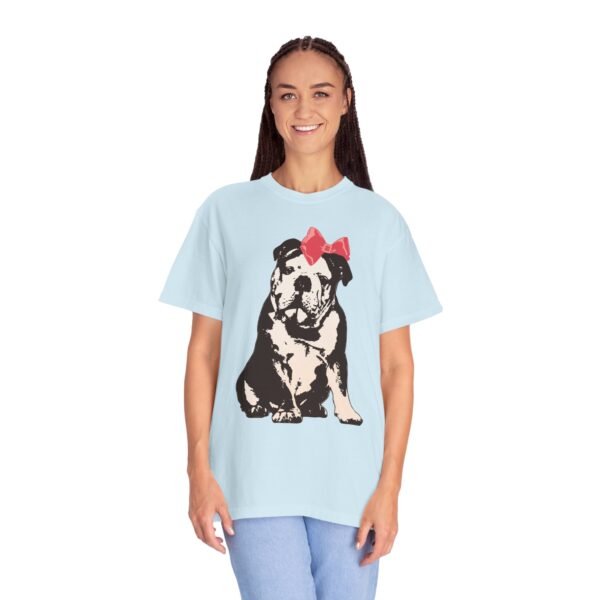 Sitting Pretty English Bulldog Mediumweight T-Shirt - Image 23