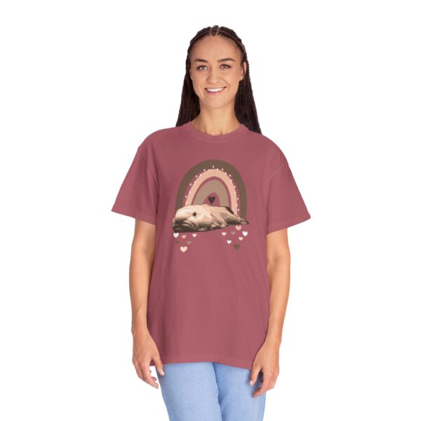 Boho Blobfish Rainbow Mediumweight T-Shirt - Image 23