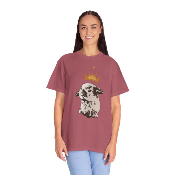 Grumpy Bunny with Crown Mediumweight T-Shirt - Image 19