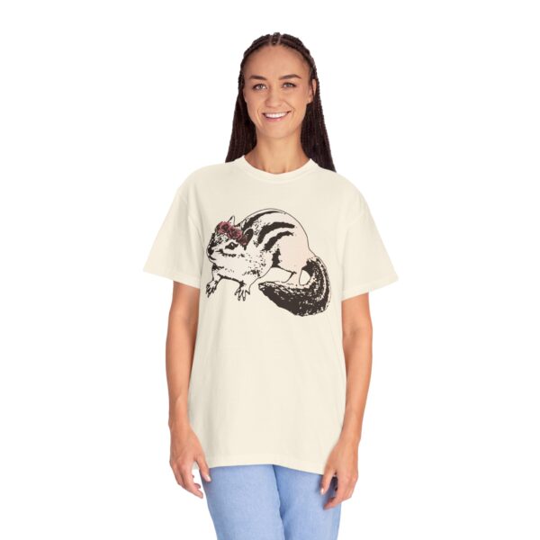 Chipmunk Flower Princess Mediumweight T-Shirt - Image 10