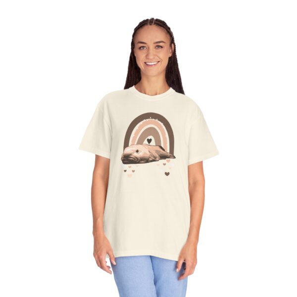 Boho Blobfish Rainbow Mediumweight T-Shirt - Image 11