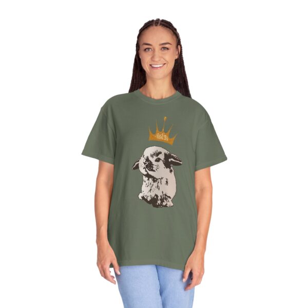 Grumpy Bunny with Crown Mediumweight T-Shirt - Image 23